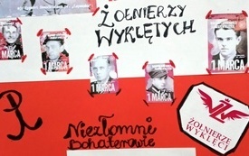 plakat o Żołnierzach Wyklętych