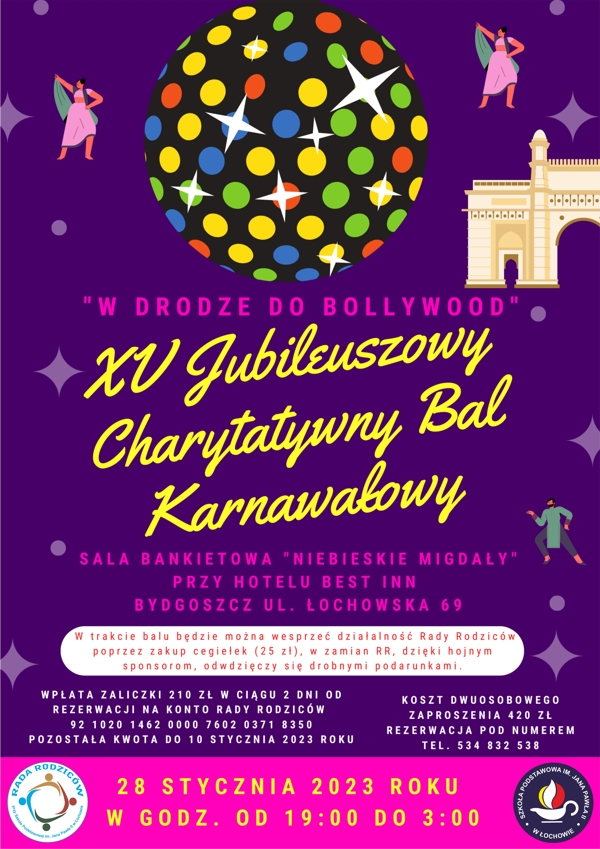 Plakat - zaproszenie na bal Plakat - zaproszenie na bal