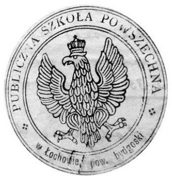 Pieczęć Publicznej Szkoły Powszechnej w Łochowie używanej w latach 1924 – 1939
