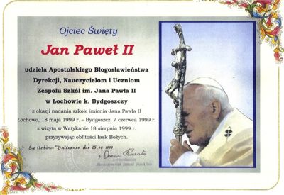 Błogosławieństwo Jana Pawła II