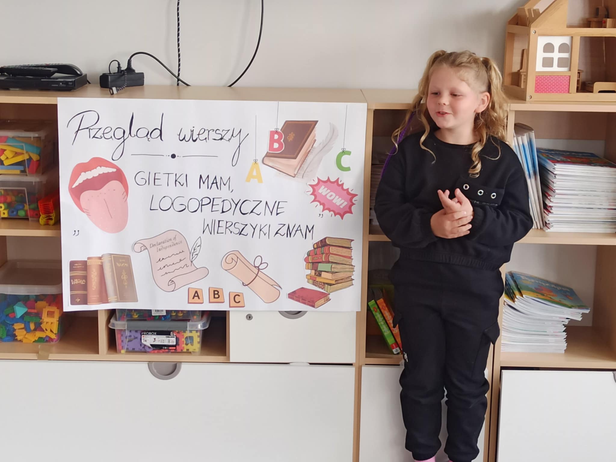 Dzieci recytowały wiersze w&nbsp;oddziałach przedszkolnych