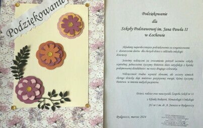 Zdjęcie do Biały Miś zagościł w naszej szkole