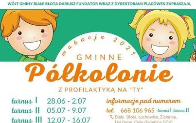 Zdjęcie do Zapraszamy dzieci na p&oacute;łkolonie letnie