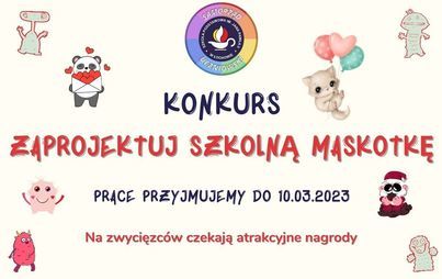 Zdjęcie do Zaprojektuj maskotkę szkoły
