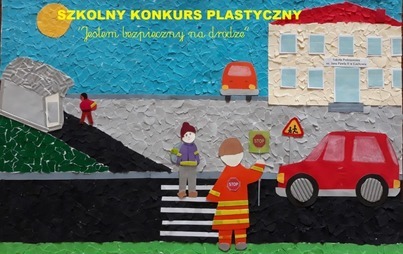 Zdjęcie do Szkolny konkurs plastyczny "Jestem bezpieczny na drodze"