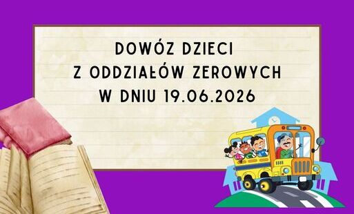 Zdjęcie do Autobus szkolny- ważny komunikat